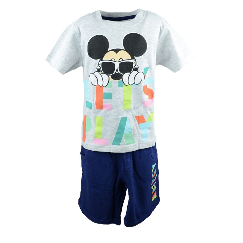Compleu 2 piese vara baieti E Plus M Mickey Mouse DIS MFB 52 12 7555, Multicolor