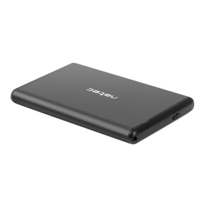Кутия за хард диск Natec Rhino-C NKZ-0942, 2.5 ", SATA, USB-C, Черен