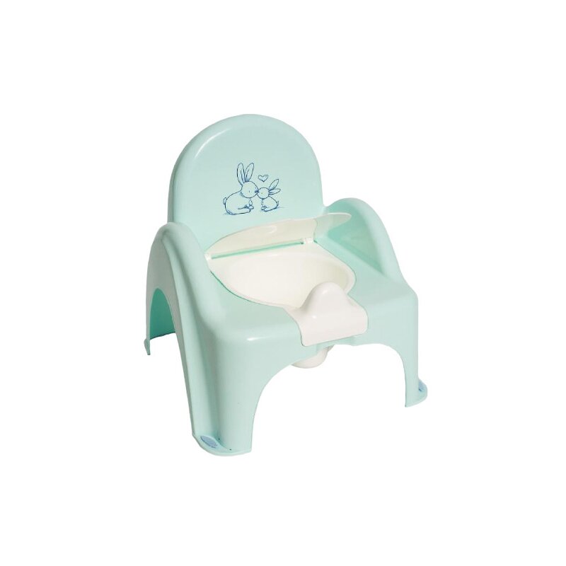 Olita scaunel, iepuras, turcoaz