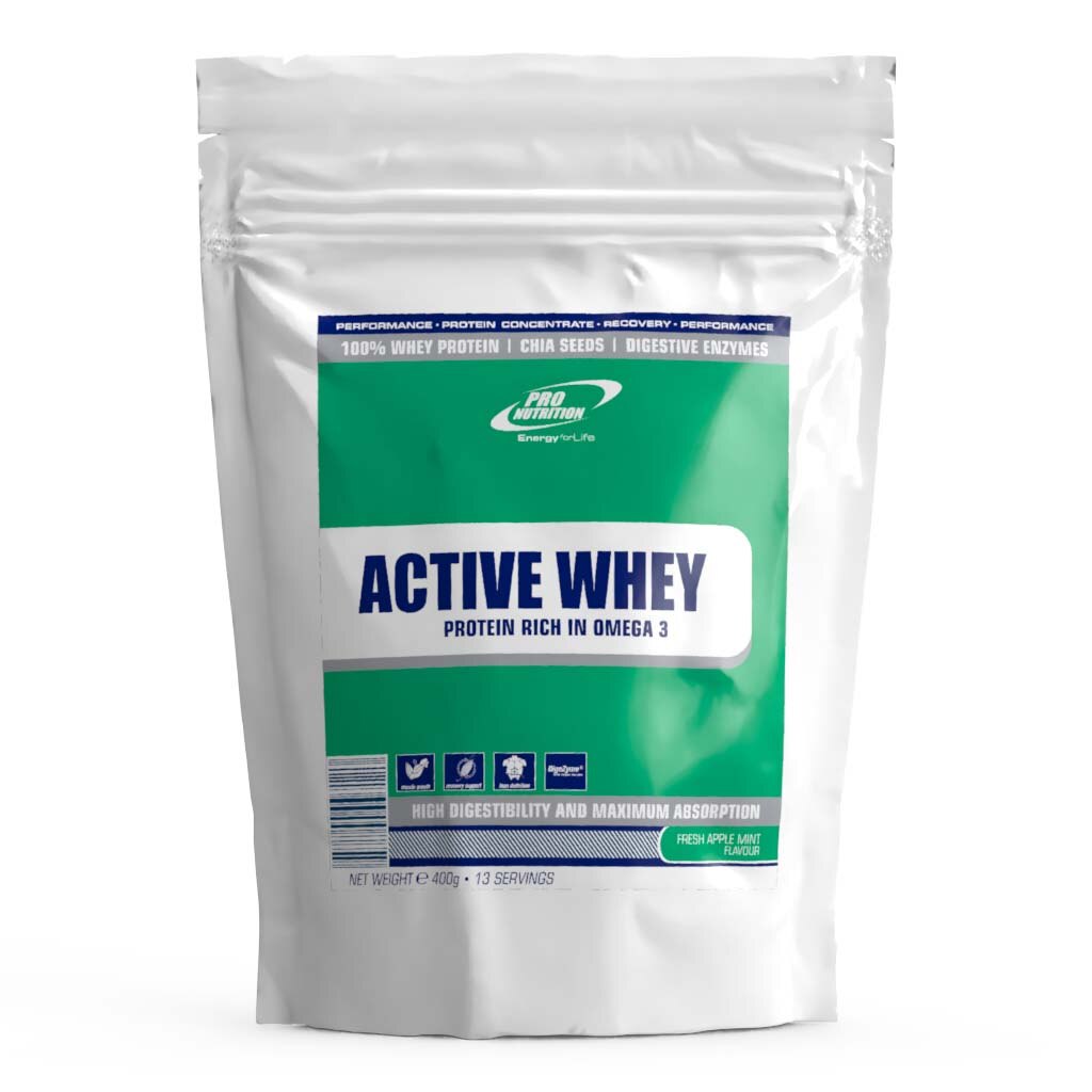 Active Whey, fresh apple mint, 400g