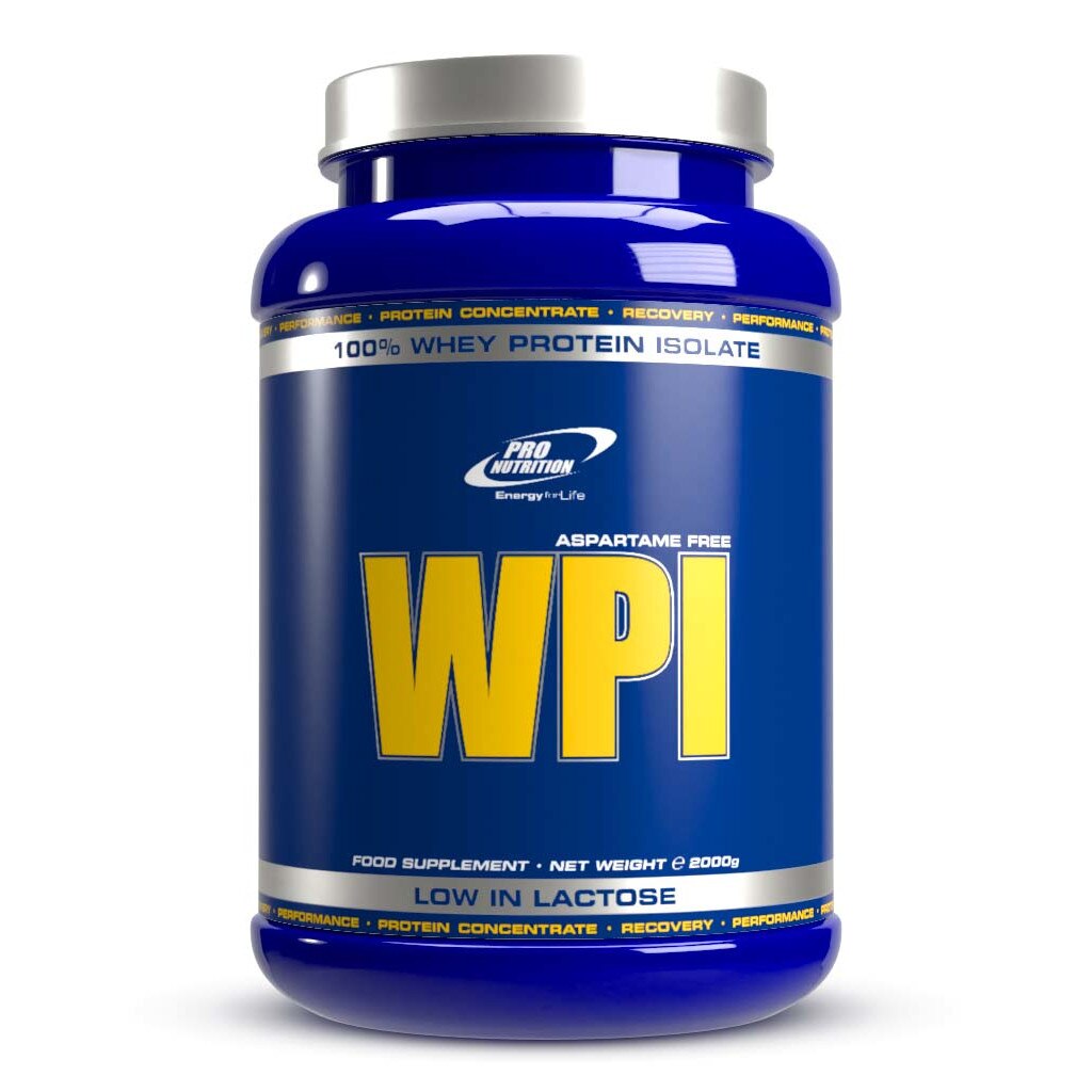 Proteine din zer, Izolat proteic WPI capsuni, 2000g