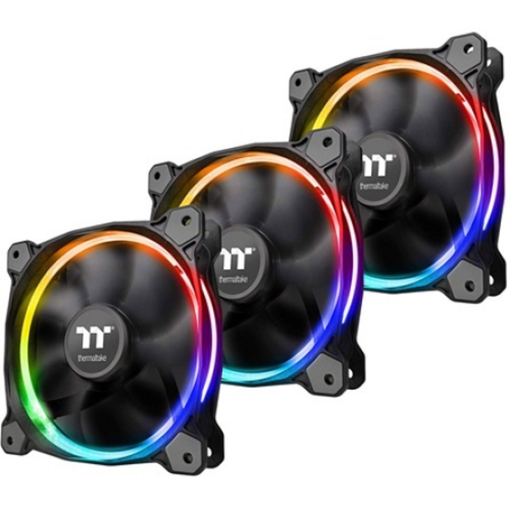 Thermaltake Riing 12 LED RGB Sync Edition rendszerhűtő ventilátor kit (CL-F071-PL12SW-A)
