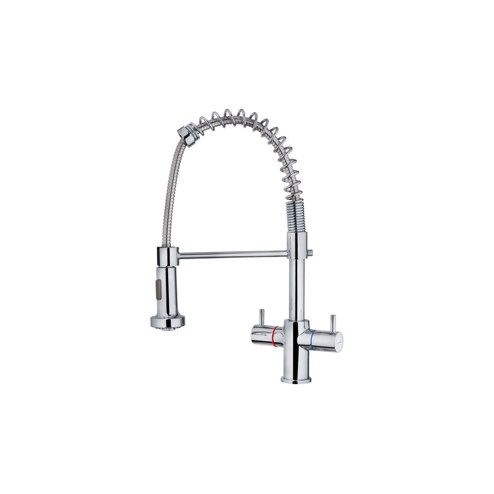 Baterie de bucatarie Teka GO 939, 2 functii, argintiu