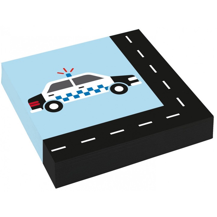 Rendőrautó szalvéta 20 db-os 33*33 DPA9906580