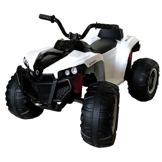 Atv electric cu roti Eva si telecomanda Nichiduta Sport White