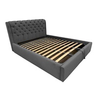 pat tapitat crystal gri mobambient cu tablie chesterfield din catifea somiera metalica rabatabila lada de depozitare pentru saltea 160 x 200 cm imagen 31_0_
0