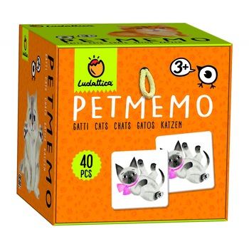 Joc De Memorie Petmemo - Pisici +3 Ani Joc De Memorie Petmemo - Pisici +3 Ani