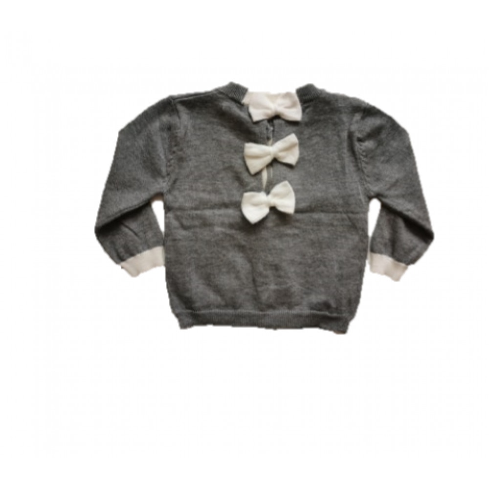 Bluza Vitamins Baby gri,model tricotat