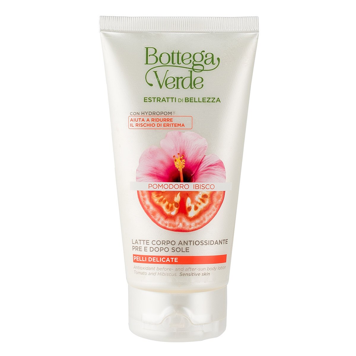 Lapte de corp antioxidant, inainte si dupa expunerea la soare - Estratti di Bellezza, 150 ML, Bottega Verde