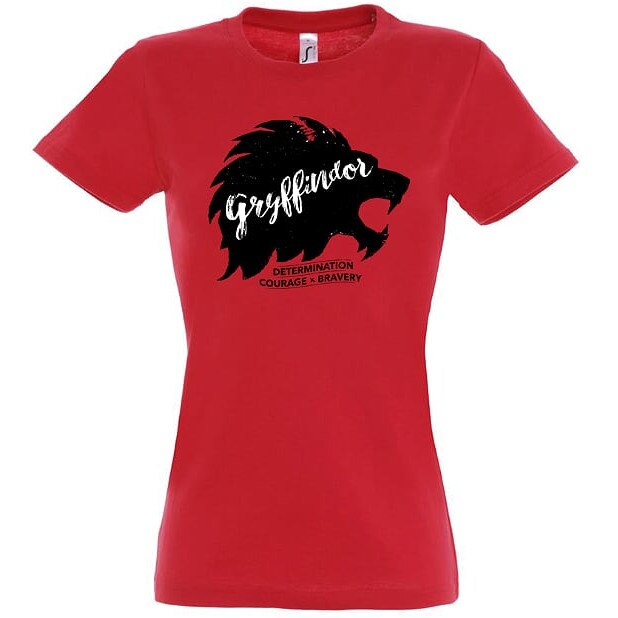Tricou femei - Harry Potter - Gryffindor 001- rosu M