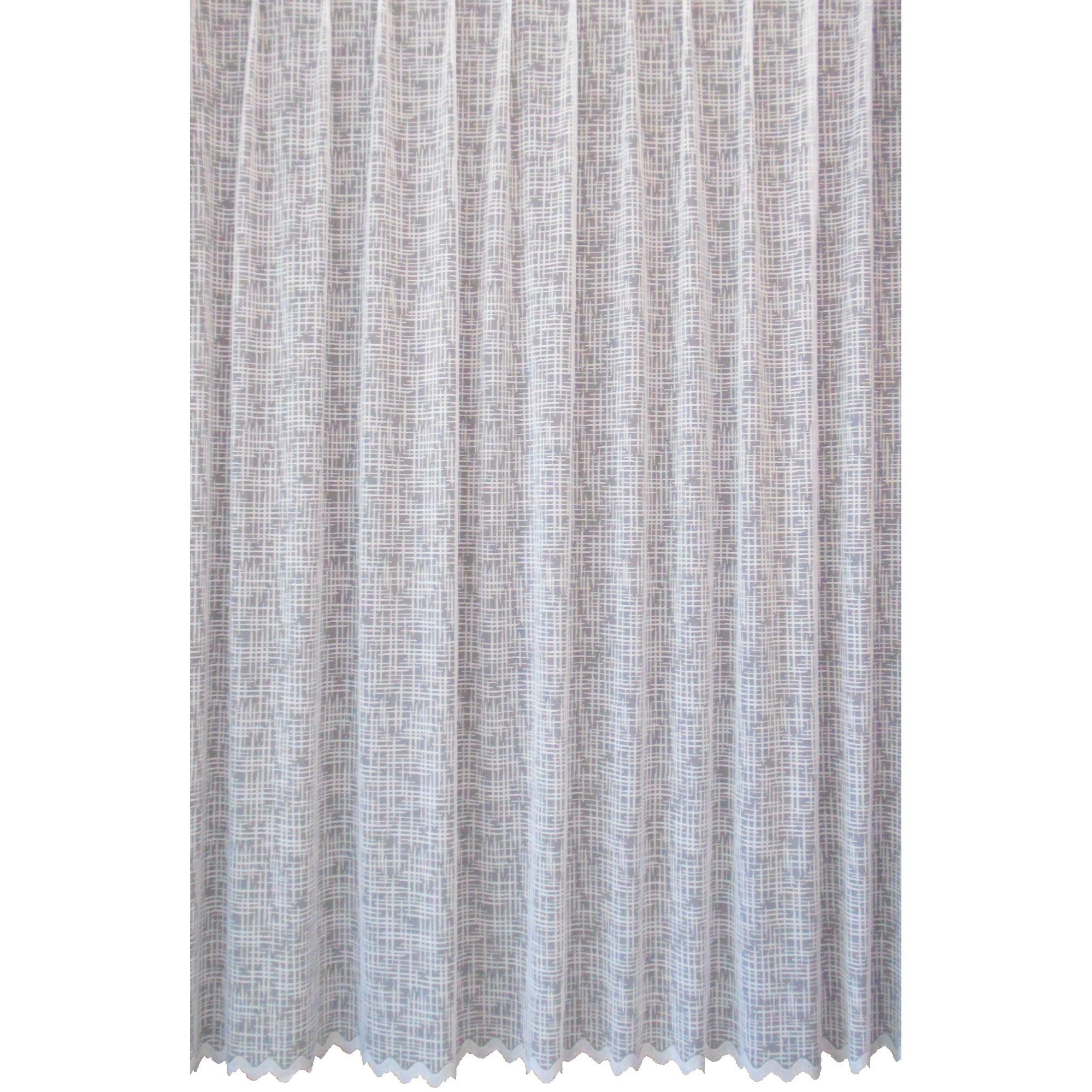 Perdea Trei Stejari, model 51313, uni, 400 x 240 cm, alba