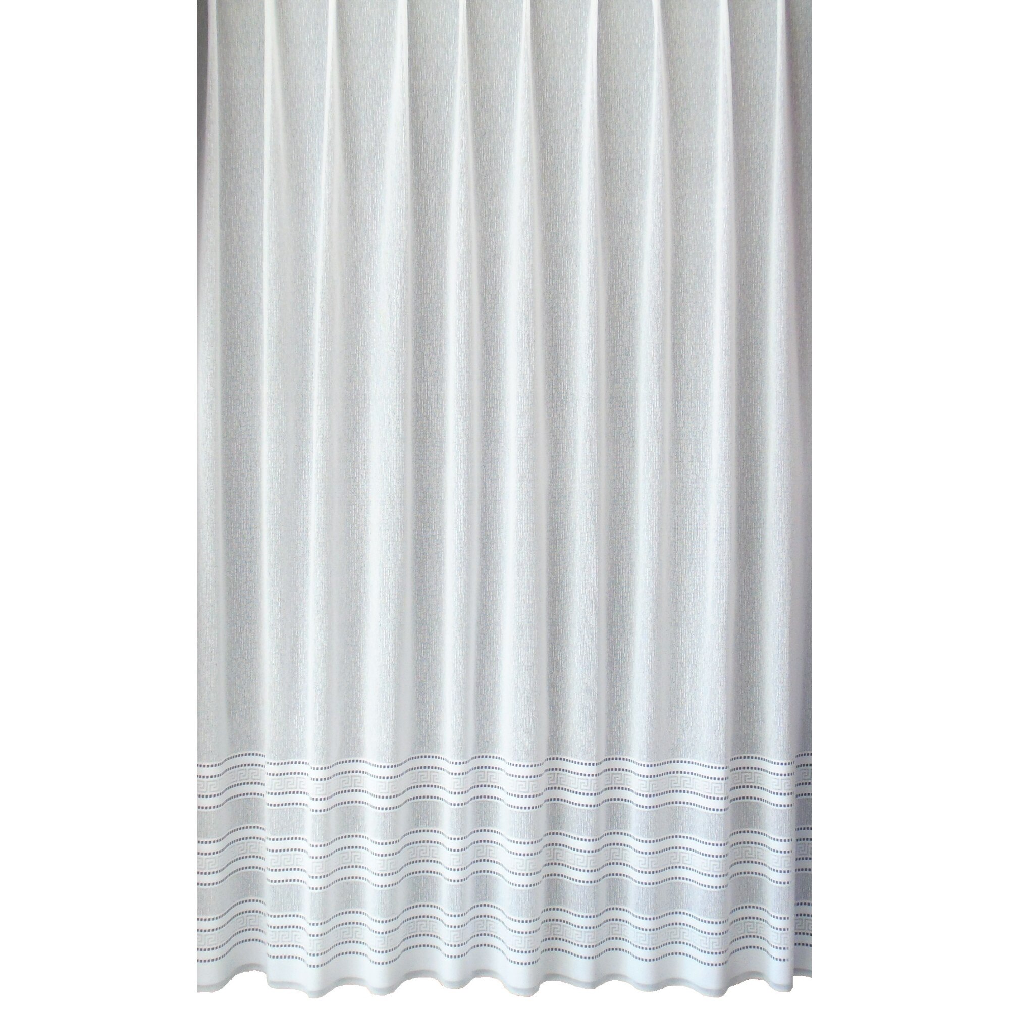 Perdea Trei Stejari, model 5915, uni, 250 x 240 cm, alba