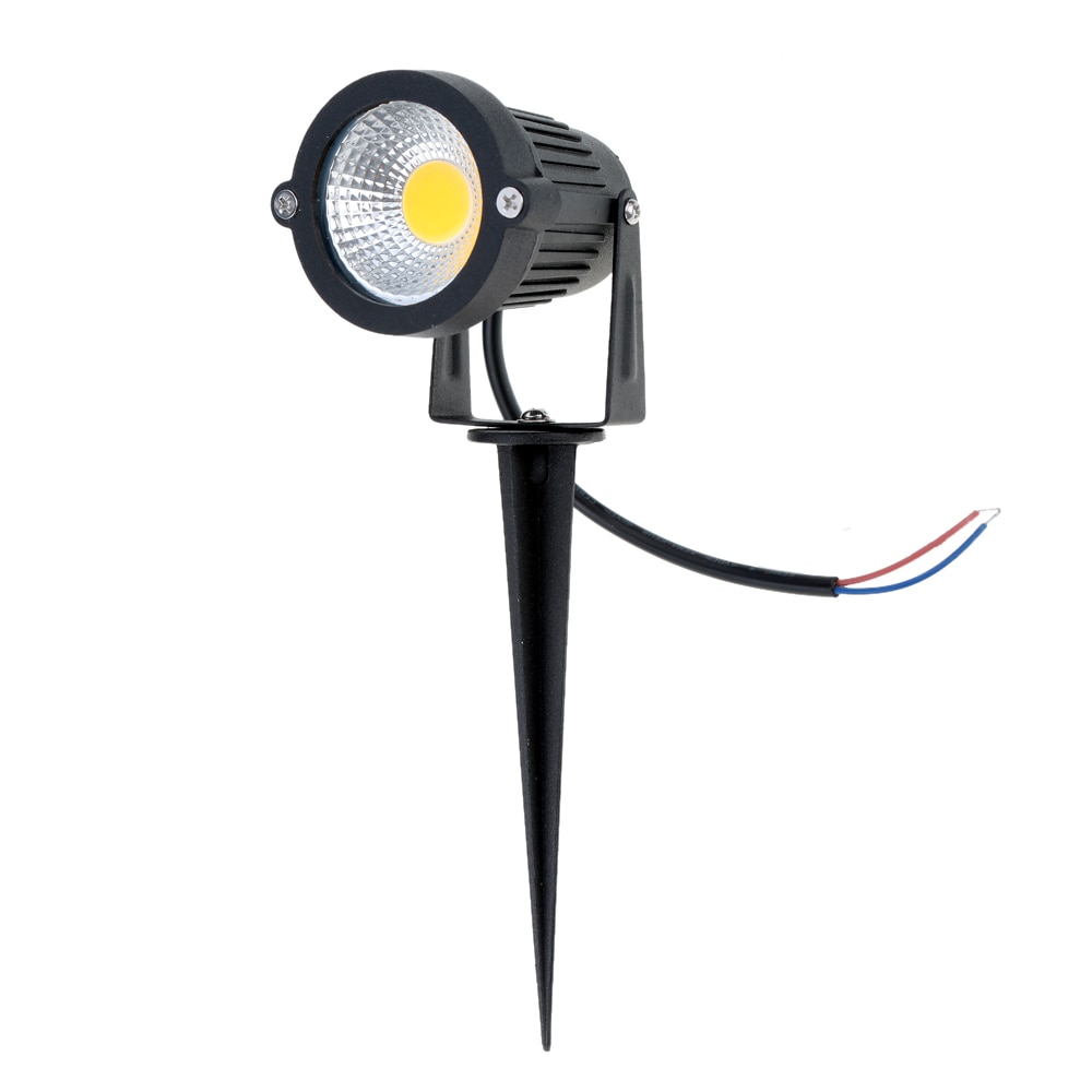 Lampa de gazon de mare putere, Model PJ-TG-001-C21, LED C10W5 COB, Negru