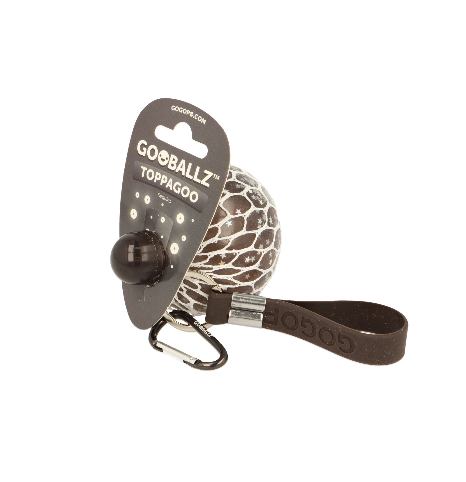 Minge tip strugure cu paiete GOOBALLZ , Keycraft, Gri