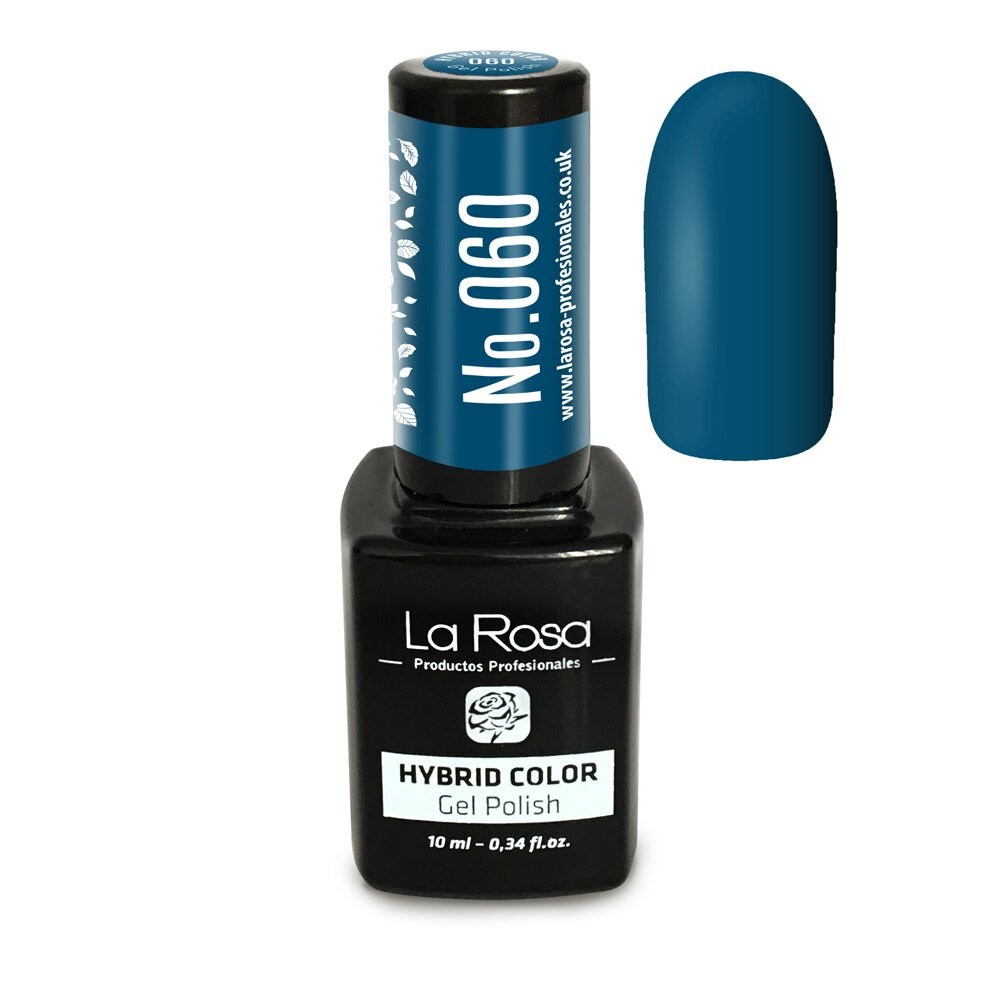 Gel UV La Rosa, Color, No. 060, Bleumarin deschis , 10 ml