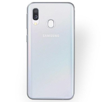 Husa silicon Samsung Galaxy A40 Matte, Antisoc, TPU, Viceversa Transparent