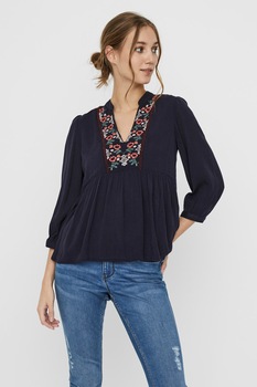vero moda tunica cu broderii florale bleumarin inchisoranj imagen 24_2_
0
