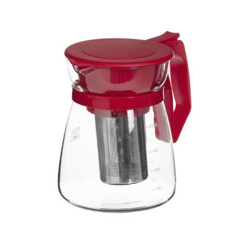 Cana infusor Secret de Gourmet® Red line, sticla, 900 ml, 12x15 cm