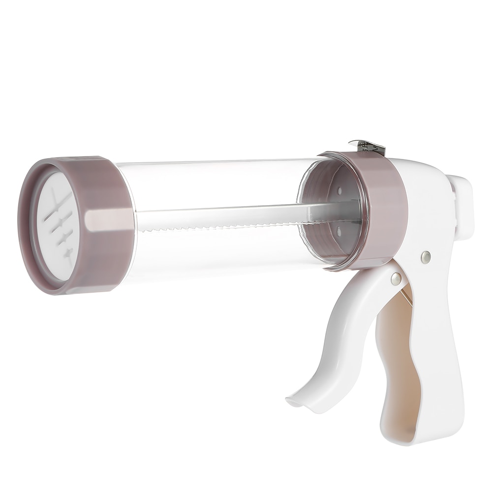 Kit decorare prajituri, Nontoxic, Maner din ABS, Alb