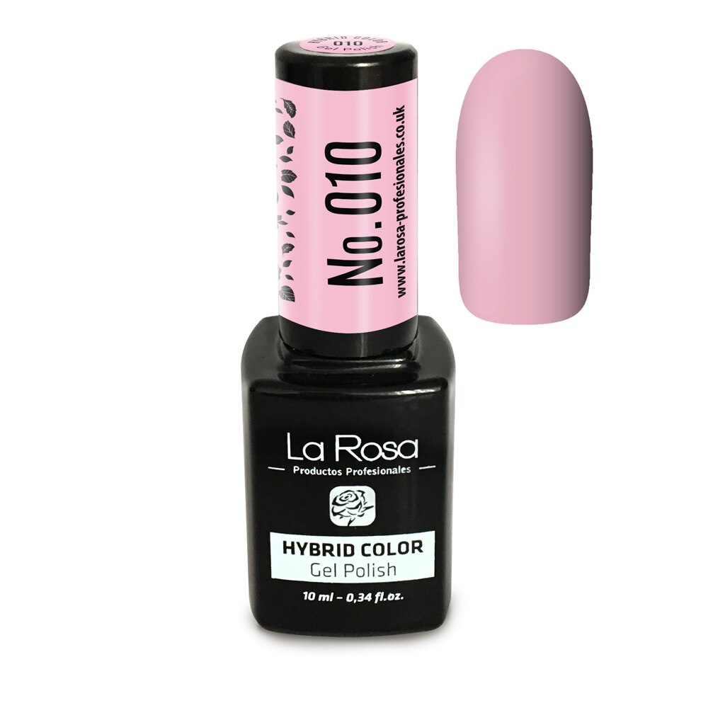 Gel UV La Rosa, Color, No. 010, Roz venetian , 10 ml