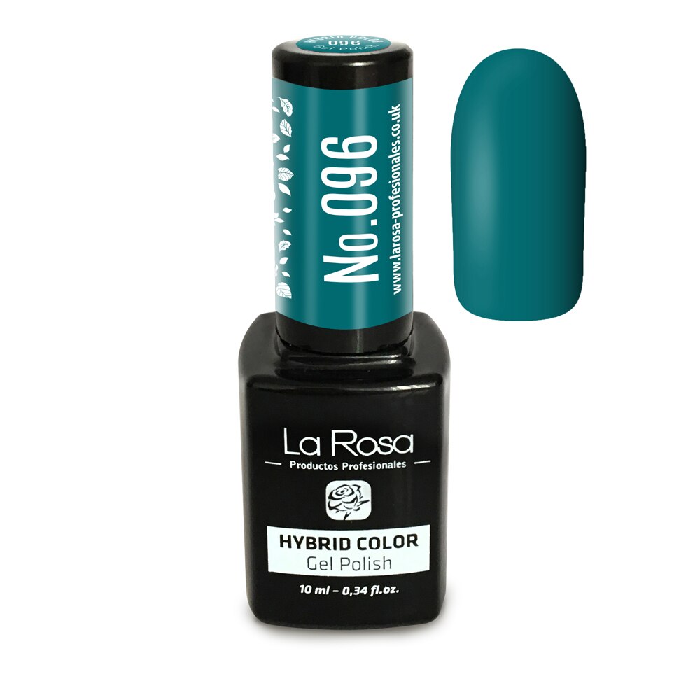 Gel UV La Rosa, Color, No. 096, Turcoaz stins , 10 ml