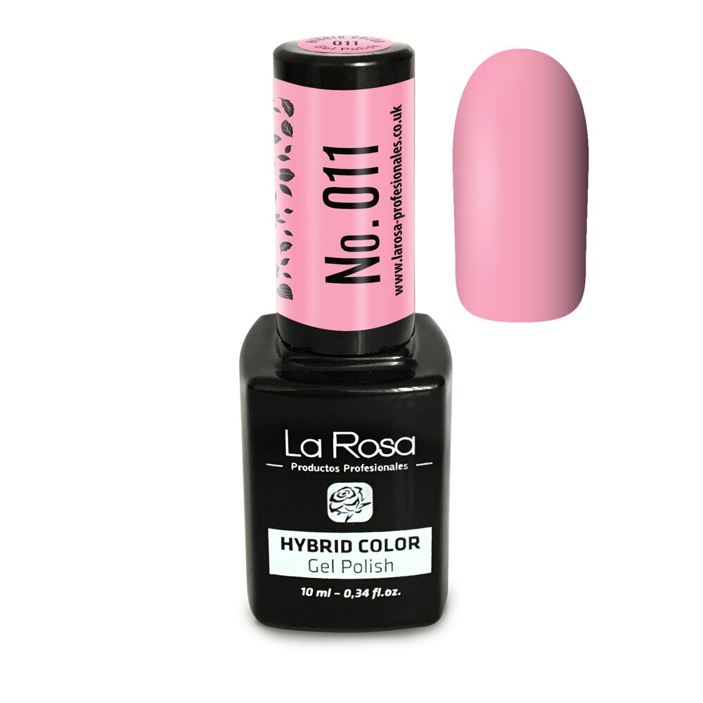 Gel UV La Rosa, Color, No. 011, Roz deschis , 10 ml