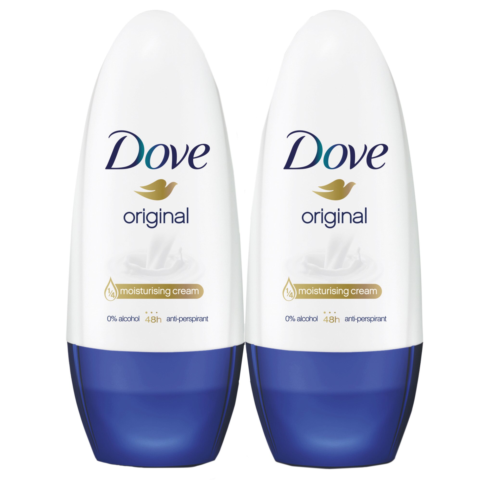 Deodorant roll-on Dove Original, 2 x 50 ml