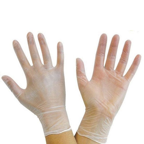 Set 100 buc manusi de protectie, unica folosinta, vinil, marime L