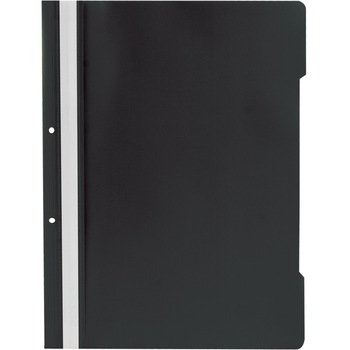 Dosar, negru, cu sina si 2 perforatii, A4, plastic Dosar, negru, cu sina si 2 perforatii, A4, plastic