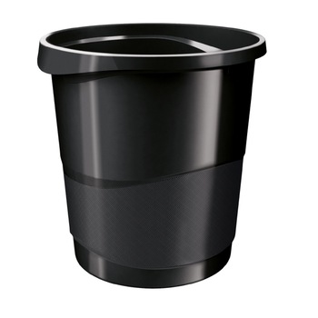 Cos pentru hartii Esselte Europost, negru, 14l Cos pentru hartii Esselte Europost, negru, 14l