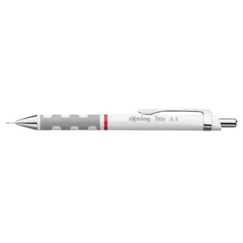 Creion mecanic, Rotring, Tikky III, Original, corp plastic, clip si varf metalic, 0.5mm, corp alb Creion mecanic, Rotring, Tikky III, Original, corp plastic, clip si varf metalic, 0.5mm, corp alb