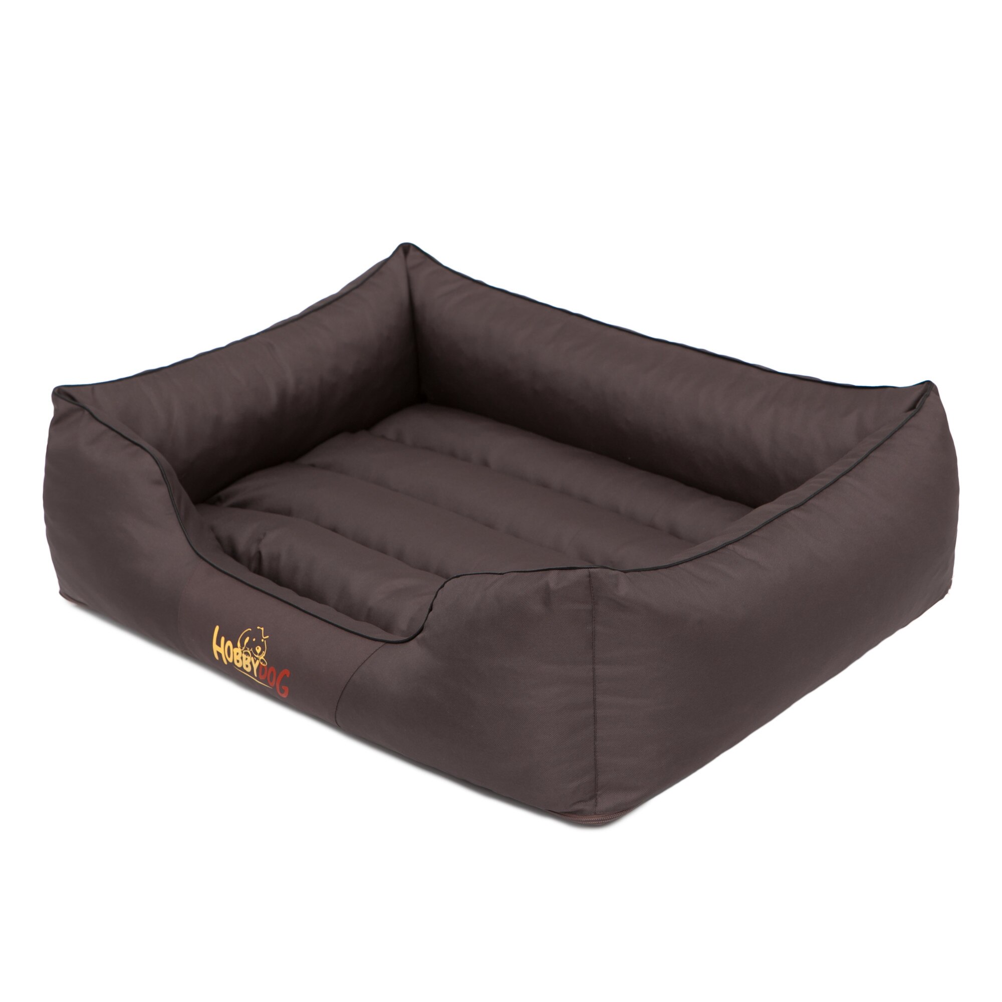 Culcus pentru animale, Hobbydog, XL, Maro/Bej, 85x65 cm