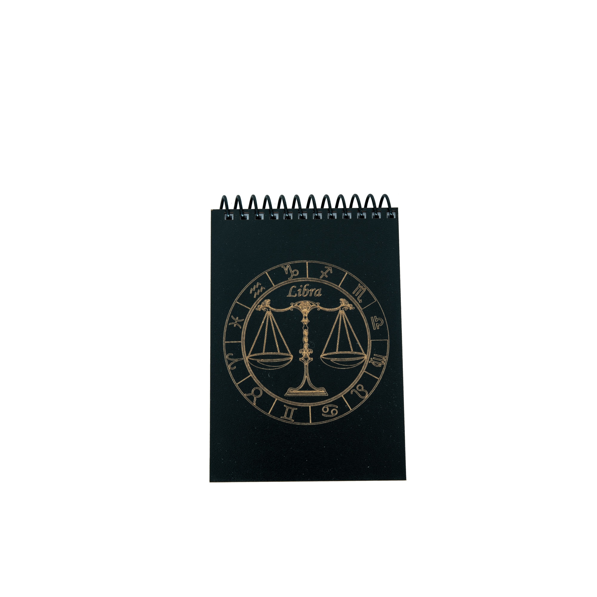 Дървен дневник с гравиран знак Везни, А6 - eMAG.bg
