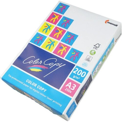 Hartie copiator A3, Color Copy, 250 coli/top, 200 g
