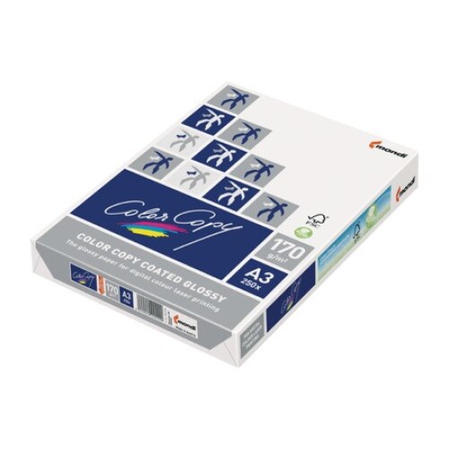 Hartie copiator A4, Color Copy, lucios, 250 coli/top, 170 g