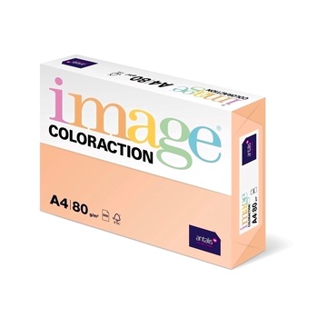 Hartie color A4, Coloraction, somon, 500 coli, 80 g Hartie color A4, Coloraction, somon, 500 coli, 80 g
