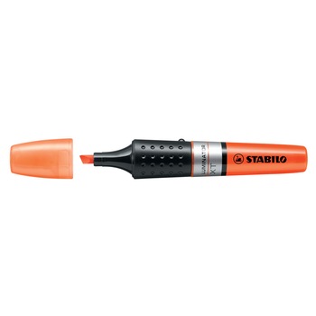 Textmarker, Stabilo, Luminator, corp plastic, in culoarea cernelei, vf.retezat, 2-5mm, portocaliu Textmarker, Stabilo, Luminator, corp plastic, in culoarea cernelei, vf.retezat, 2-5mm, portocaliu