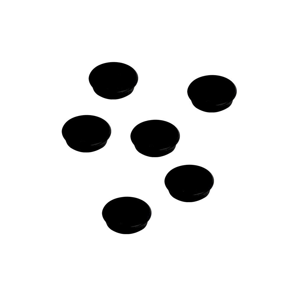 Set 10 bucati Magneti pentru tabla, A-series, negru, 32 mm