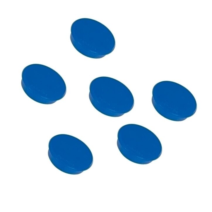 Set 10 bucati Magneti pentru tabla, A-series, albastru, 13 mm