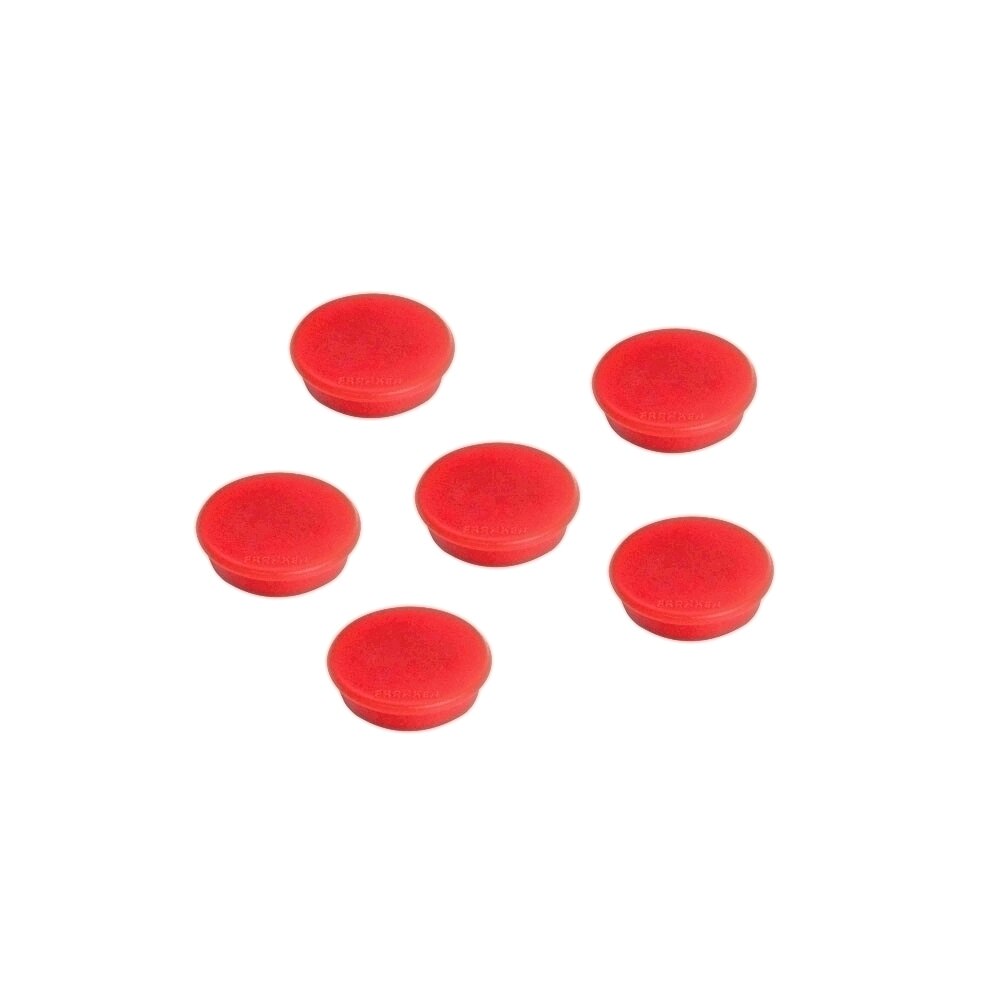 Set 10 bucati Magneti pentru tabla, A-series, rosu, 24 mm