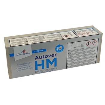 Adeziv parbrize, Saint Gobain Autover, 310 ml, aplicabil la rece, negru, kit Adeziv parbrize, Saint Gobain Autover, 310 ml, aplicabil la rece, negru, kit