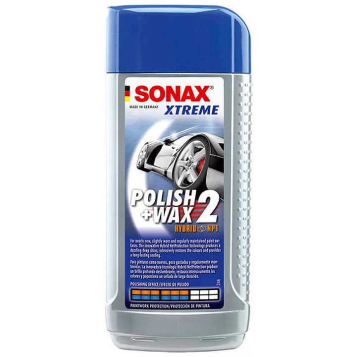 Полиране и восък 2 Hybrid NPT, Sonax, 500 ml
