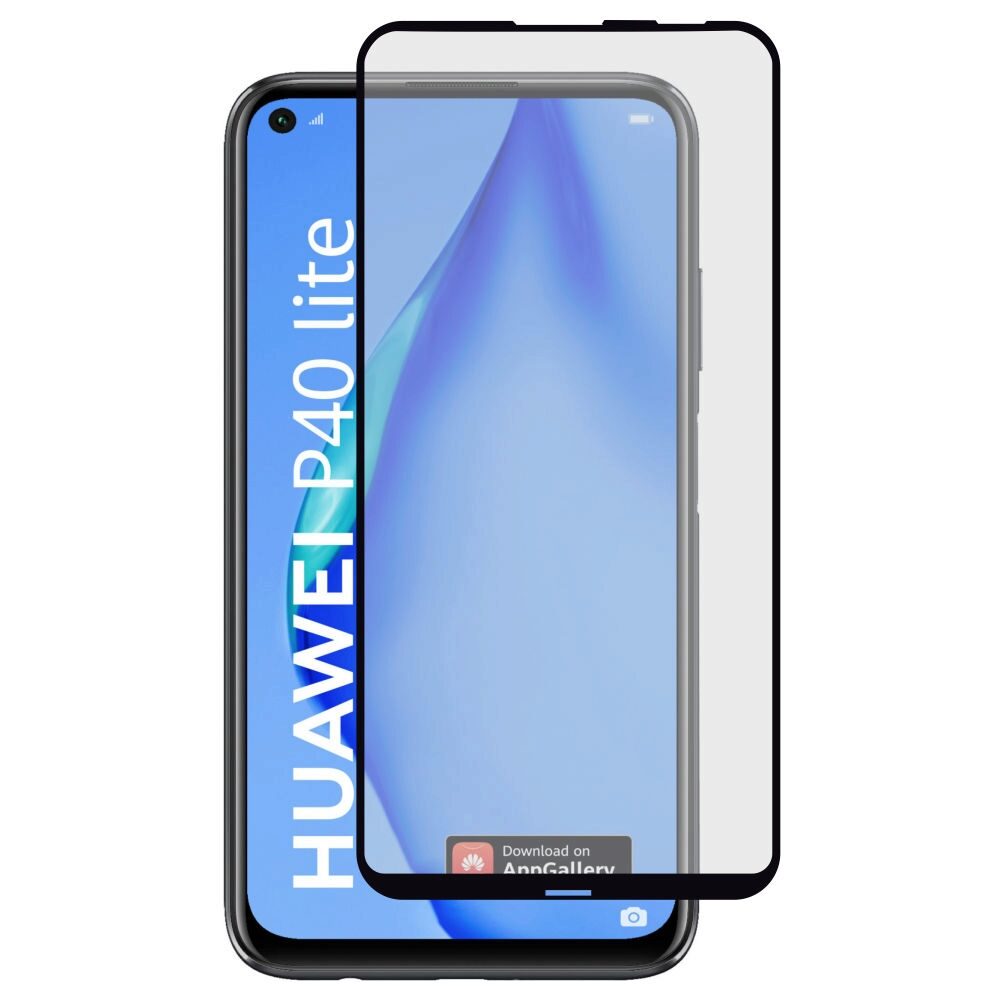Folie Sticla Wozinsky Super Tough pentru Huawei P40 Lite, FullCover, Case Friendly, Negru