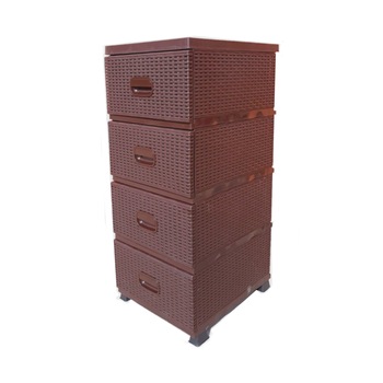 Dulap pentru depozitare , pentru hol, baie si bucatarie, dimensiuni 91x46x37.5 cm, rattan, maro Dulap pentru depozitare , pentru hol, baie si bucatarie, dimensiuni 91x46x37.5 cm, rattan, maro
