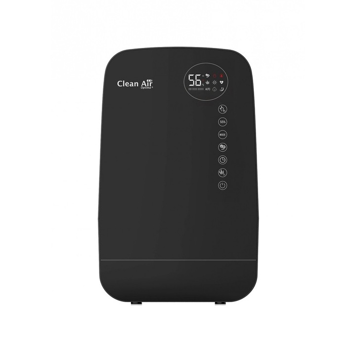 Umidificator si purificator Clean Air Optima CA607B, WiFi, Lampa UV-C, Ionizare, Difuzor aroma, Display, Timer, Mod Sleep, Mod Automat