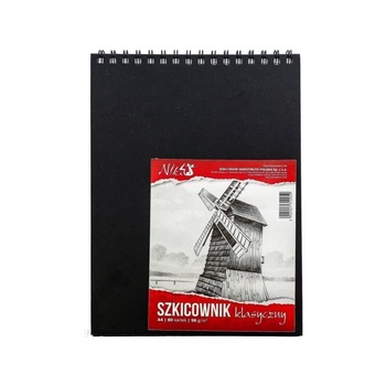 Caiet de schite cu hartie alba Niki, Koh-I-Noor, A4, 80 file, spira Caiet de schite cu hartie alba Niki, Koh-I-Noor, A4, 80 file, spira