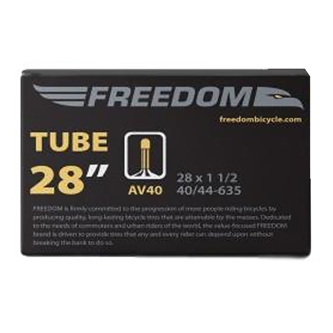 Camera bicicleta Freedom 28 x 1.75-2.125, valva Auto AV40