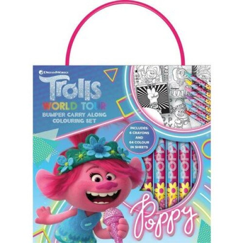Set de colorat trolls 2 poppy