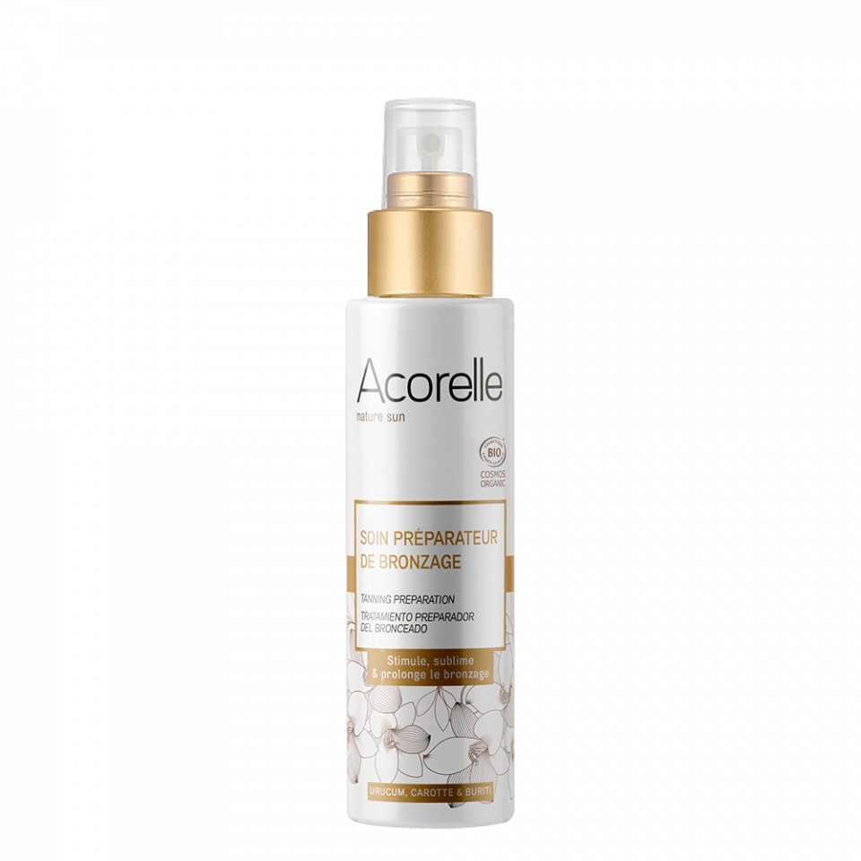 Ulei bronzant bio protector inainte si dupa plaja, Acorelle, 100 ml