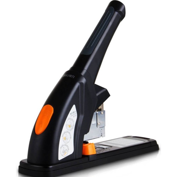 Deli Expert tűzőgép, 60 lap, tűzőgép 23/6, 23/13, fekete fém test